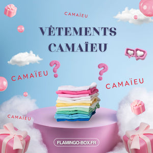 Box / lot Camaïeu de 5  vêtements mélangés neuf avec étiquettes